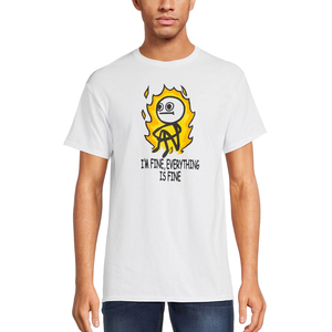 เสื้อยืดผ้าฝ้าย100% ของผู้ชายสุดหรูเสื้อยืด250gsm พิมพ์ลายทรงหลวมสไตล์สตรีทเสื้อเปล่าลายตัวหนังสือ - Product Image 5