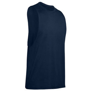 Camiseta sin mangas para correr para hombre, cómoda, 95% algodón, 5% Elastano, con servicio OEM, venta al por mayor - Product Image 4