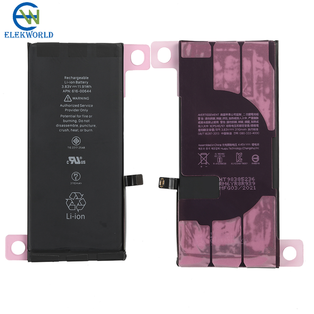 High Capacity Battery Replacement for IPhone 6 7 8 X XR XS XSmax 11 12 13 14 15  16 Pro Max Full Capacity Battery for iPhone