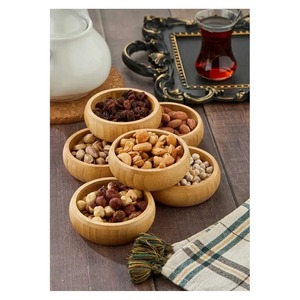 ชุดชามขนมไม้ทรงกลม 6 ใบ - Product Image 4