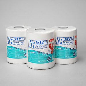 Servilletas de cena de alta calidad, rollo de 1 capa hecho de tela no tejida con absorción superior, hecho a mano en Vietnam - Product Image 2