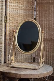 Miroir en rotin naturel du Vietnam fait à la main avec un design unique adapté à la décoration miroir en rotin à cadre fait main en gros - Product Image 3