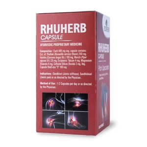 Proveedor indio Rhuherb Cápsulas de bienestar a base de hierbas Soporte natural para un estilo de vida flexible y activo disponible para la venta - Product Image 5