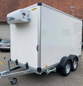 Remolque Refrigerado para Alimentos, Remolque Móvil de Almacenamiento en Frío, Remolque de Catering de Doble Eje para Transporte Refrigerado en Exteriores - Product Image 1