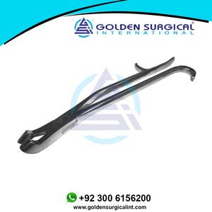 Extractor de Capuchón Superior Estilo Reynolds de 15 Pulgadas - Fórceps Curvos para Molares Maxilares para Odontología Equina - Product Image 5