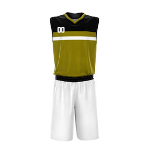 Nouvelle arrivée d'uniformes de basket-ball pour hommes Ensemble de sublimation à séchage rapide de haute qualité Design unique imprimé avec un style personnalisé - Product Image 5