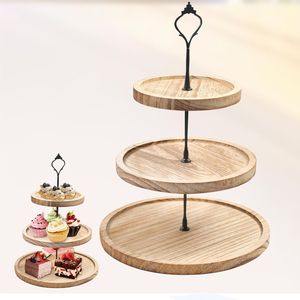 Support à cupcakes professionnel en bois à étages |   Meilleure finition, qualité artisanale |   Prix de gros en vrac direct usine - Product Image 2