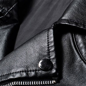 Veste en cuir pour homme, la plus populaire, de haute qualité, personnalisée, pour l'hiver, en toile, col montant, logo sur le devant - Fabriquée au Pakistan, coupe-vent, écologique - Product Image 5