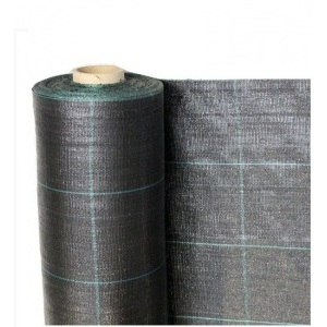 Foglio di pacciame a quadri nero 65m X 1.05m H UV lavorato pellicola protettiva resistente allo strappo materiale PE per uso serra - Product Image 1