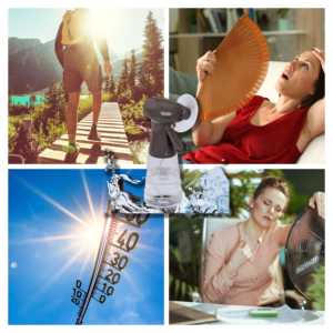 Ventilador de Mano Portátil con Rociador de Agua, Tres Velocidades, Función de Humidificación y Enfriamiento, con Batería, para Uso Doméstico y en el Automóvil - Product Image 2