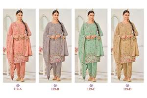 Punjabi Cultural amarillo hecho a mano Zari trabajo cosido Georgette semi-cosido recepción Kurti chicas seda larga Salwar fiesta - Product Image 4