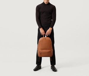 Sac à dos en cuir véritable de conception personnalisée de vente chaude fermeture à glissière de haute qualité cadre interne dernier style meilleure qualité OEM - Product Image 4