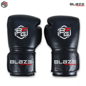 Guantes de Boxeo Profesionales OEM para Adultos, Guantes de Boxeo de Cuero de 12 oz para Entrenamiento, Sparring, Golpes y Competencia - Product Image 2