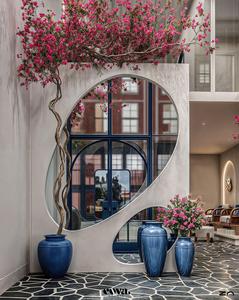 Espejo de Salón LED Moderno y Portátil de Madera, Ecológico y Duradero, para Gimnasio, Peluquería, Hotel, Barbería, Centro Comercial, Almacén - Product Image 3