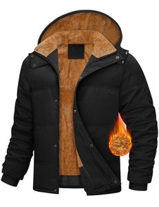 Parka longue vintage M-51 pour homme, coupe-vent d'hiver à capuche, grande taille, écologique, respirant, en toile de coton avec doublure polaire, pour l'extérieur - Product Image 1
