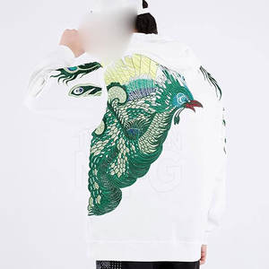 Fabriqué dans le meilleur matériel broderie Hoodies Top qualité hommes broderie Hoodies pour la vente en ligne - Product Image 2