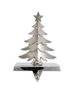 Soporte de estante de calcetín de Navidad de Metal de bronce rústico para chimenea organizador decorativo de vacaciones pantalla colgante - Product Image 6