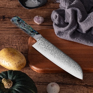 มีดเชฟทำครัวญี่ปุ่นเหล็กดามัสกัสใช้ในครัวที่ลับมีดปรับแต่งได้คุณภาพระดับพรีเมียม - Product Image 3