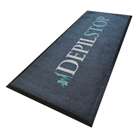 Tapis de porte en caoutchouc antidérapant personnalisé, tapis de bienvenue en nylon lavable avec n'importe quel texte et logo pour voiture à la maison, n'importe quelle couleur disponible