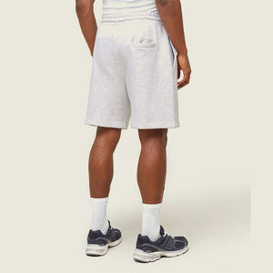 Pantalones cortos de trabajo personalizados para hombre al por mayor, pantalones cortos holgados deportivos de verano para hombre, pantalones cortos de moda de algodón polar con bolsillo para hombre - Product Image 5