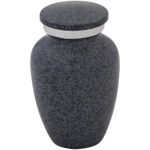 Urne funéraire noire en métal d'élégance scintillante avec des couleurs et des tailles personnalisées pour la maison à des prix de gros et bon marché - Product Image 1