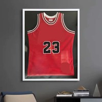 Cadre photo mural pour maillots de sport (basketball, football) – Vitrine de présentation verticale murale très populaire