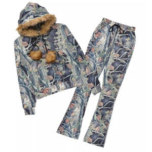 Conjunto Deportivo para Mujer, Chándal para Correr, Ropa Deportiva Cómoda y Transpirable para Gimnasio, Running, Entrenamiento y Fitness - Product Image 6