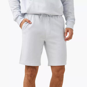 <b>Mens</b> Sweat Hoodie And <b>Shorts</b> Set With Custom Logo Printing Comfortable Two Piece Outfit For Daily Wear Workout And Training - Product Image 3