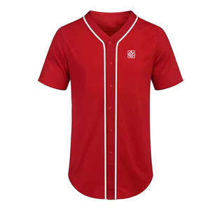 Camiseta de béisbol de poliéster personalizada OEM uniforme diseño transpirable mejor nuevo estilo - Product Image 3