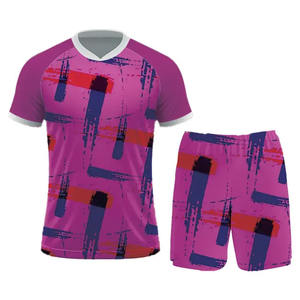 Ensemble de vêtements de sport de football pour hommes, nouveau design, tissu respirant, col en V, service OEM personnalisable pour adultes - Product Image 5