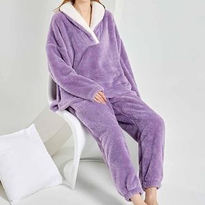 เซ็ตชุดนอนสตรีแบบกำหนดเองชุดนอนชุดชั้นในผ้าไหม100% ความร้อน2026คู่สำหรับฤดูใบไม้ร่วงและฤดูหนาว - Product Image 2