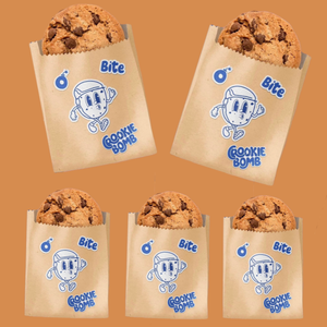 Bolsa de Papel Kraft Marrón para Empacar Alimentos, Resistente a la Grasa, Desechable, con Logotipo Personalizado, para Croissants, Donuts y Pan - Product Image 6