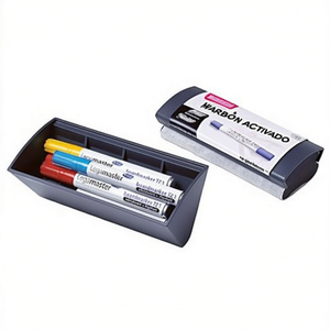 Porte-stylo pour tableau blanc avec gomme en plastique anthracite par Legamaster - Product Image 3
