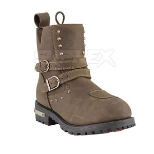 Botas de Trabajo para Hombre 2026 con Puntera de Acero, Impermeables, Antideslizantes, Duraderas, de Cuero, con Absorción de Impactos - Product Image 3