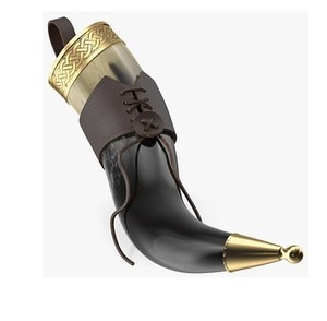 Gran demanda de calidad, cuerno vikingo más vendido, cuerno para beber al mejor precio de venta, jarra de cerveza artesanal con cuerno, precio al por mayor - Product Image 4