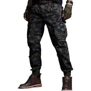 Pantalones de gimnasio informales con estilo para hombre Jogger de poliéster transpirable con rayas laterales Logotipo personalizable - Product Image 2