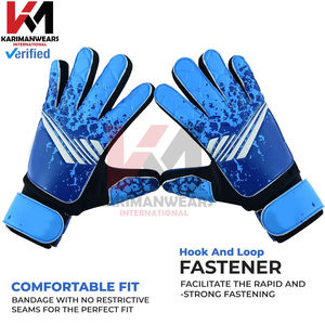 Premium Goalkeeper <b>Gloves</b> Finger Protection Breathable Soccer Goalie <b>Gloves</b> <b>Kids</b> Youth Adults Featuring 4mm Latex Grip - Product Image 4