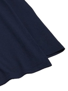 Camiseta de algodón Spandex Camiseta de cuello falso bloqueada de color de gran tamaño Camiseta de ajuste cuadrado de peso pesado - Product Image 3