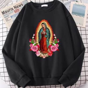 Otoño hombres personalizados Hip Hop Streetwear con capucha cuello redondo sudadera fuera del hombro impresión Digital bordado poliéster - Product Image 3