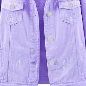 Veste courte chaude de qualité supérieure pour femmes pour l'hiver avec personnalisation de style vintage Veste en jean tendance - Product Image 4