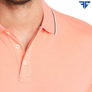 Polos y camisetas de manga corta para hombre, camisetas de manga larga con patrón sólido y logotipo personalizado de tela de Jersey de algodón 100% de alta calidad - Product Image 3