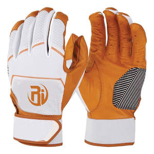 Guantes De bateo De béisbol transpirables Cabretta cuero OEM diseño Softball cuero logotipo personalizado Guantes De Bateo De Beisbol - Product Image 4