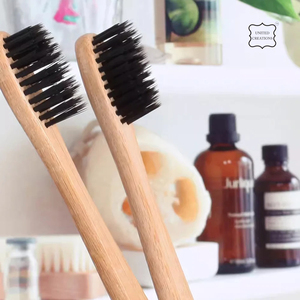 แปรงสีฟันสำหรับผู้ใหญ่แปรงสีฟันถ่านไม้ไผ่แบบนุ่มเป็นมิตรต่อสิ่งแวดล้อมสำหรับเด็กมีโลโก้สลักตามต้องการ - Product Image 6