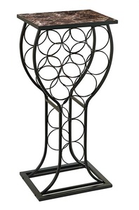 Luxury wine rack India premium metal wine holder handcrafted designer wine rack upscale <b>bar</b> decor elegant bottle stand high-<b>end</b> - Product Image 6
