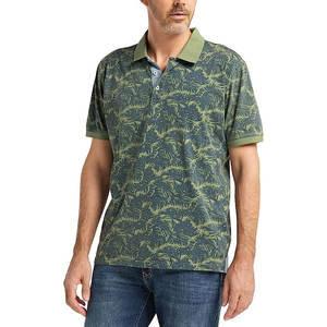 OEM logotipo personalizado impreso sublimado Golf Jersey de alta calidad de secado rápido Polo camiseta hombres patrón sólido diseño Casual tela botón - Product Image 1