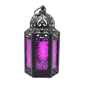 New <b>Moroccan</b> Style <b>Decorative</b> Metal Lantern for Home Living Room Indoor Home Halloween <b>Decoration</b> Classic Lantern for Home - Product Image 3