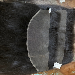 Cheveux humains de qualité supérieure pour femmes noires 150% cheveux brésiliens de densité, fermeture frontale en dentelle suisse transparente HD - Product Image 3