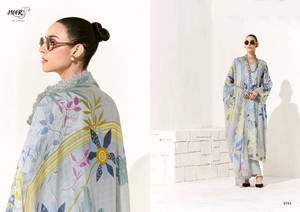 Pure Vogue Muslin Digital Impreso Salwar Kameez Catálogo completo para ropa de fiesta a precio mayorista - Product Image 4