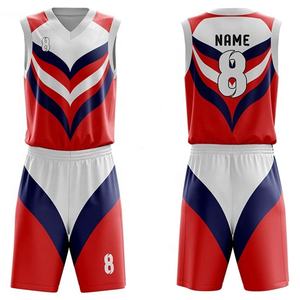 Ensemble de maillot de basket-ball réversible personnalisé pour hommes, ensemble adulte pour le sport, maille respirante, taille plus, vêtements de basket-ball à séchage rapide - Product Image 1