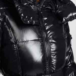 2025 vêtements d'hiver femmes col montant culture PU bulle bouffant doudoune dames femmes hiver - Product Image 6